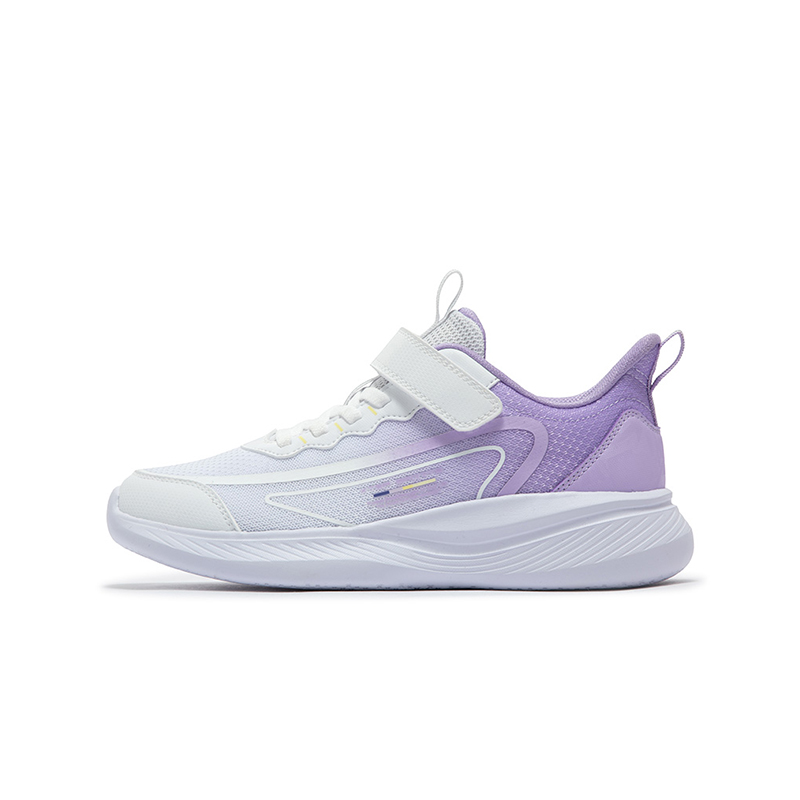 

XTEP Антискользящие износостойкие низкие детские беговые кроссовки White Purple Kids