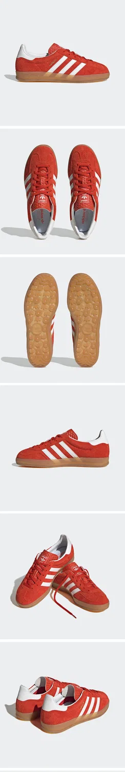 Мужские кроссовки Gazelle Indoor Bold Orange/Cloud White от Adidas — фото 4