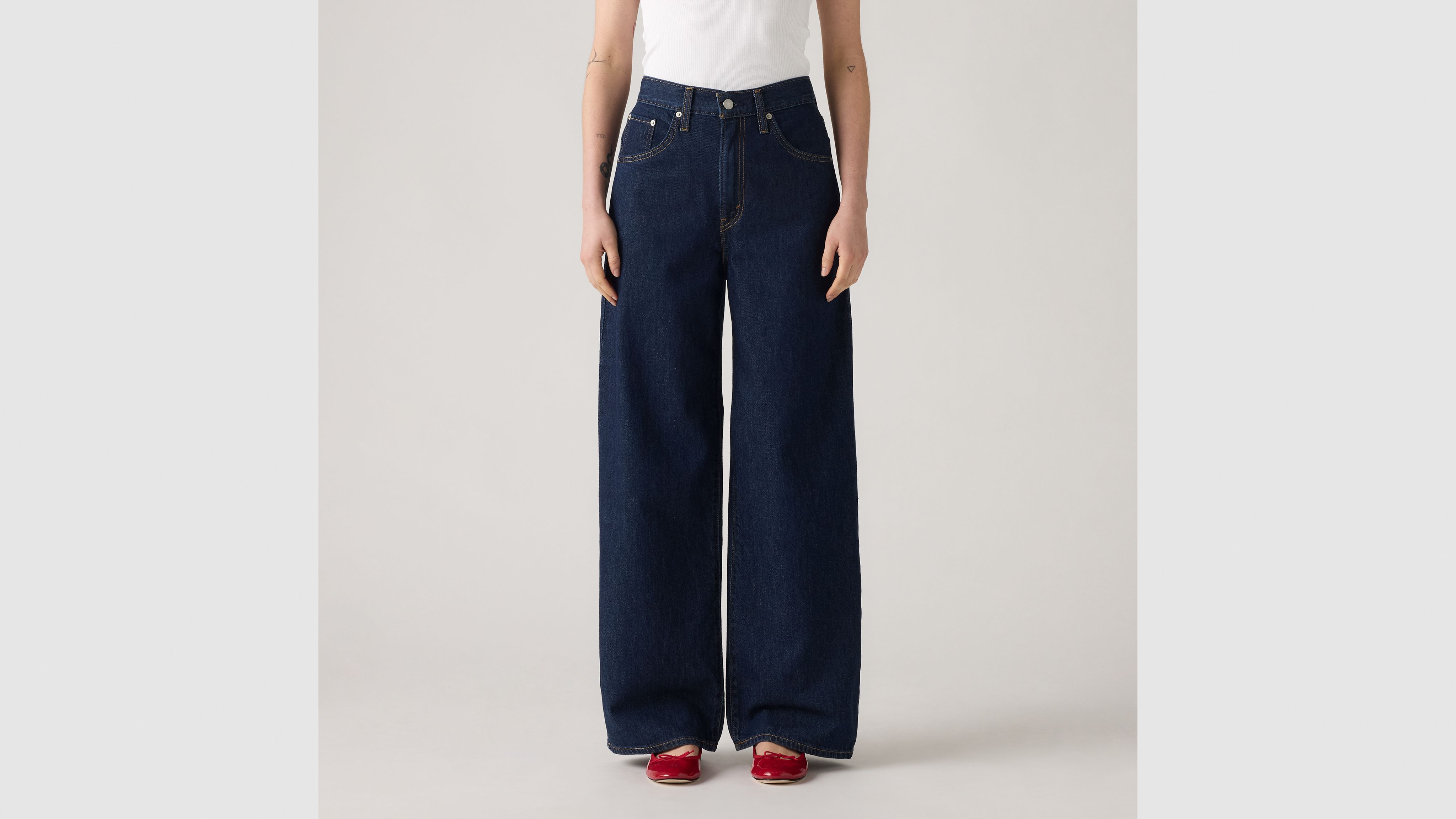 Женские джинсы Cinch Baggy Levi's, Reign Of The Rinse - Dark Wash — фото 2