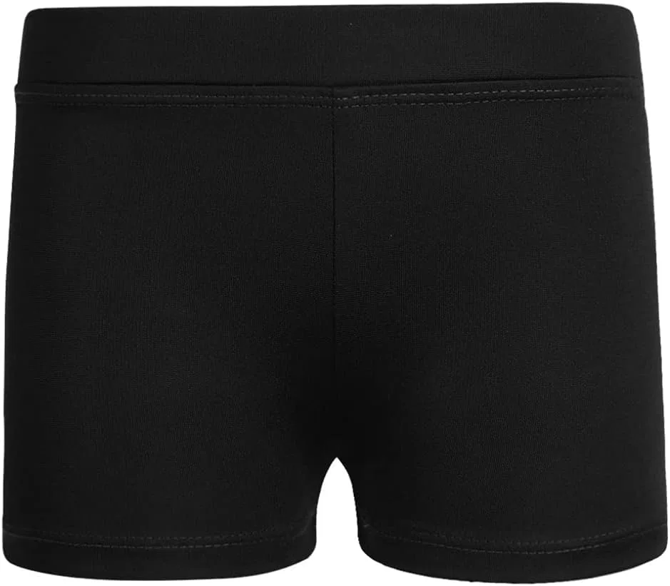 Шорты для девочек спортивные Camouflage easyforever Black Solid — фото 3
