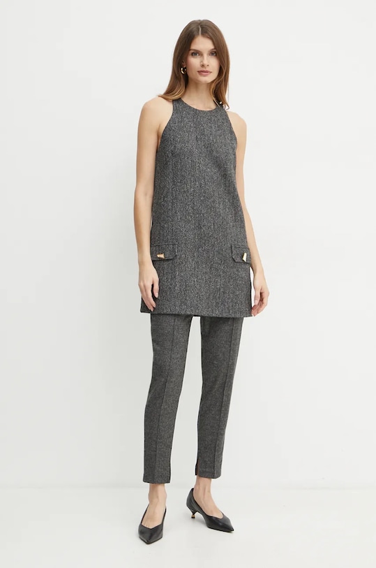 

Шерстяное платье Pinko, черный