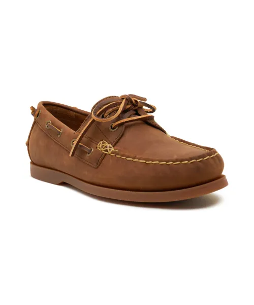 

Мокасины Merton boat-boat из кожи Polo Ralph Lauren, коричневый