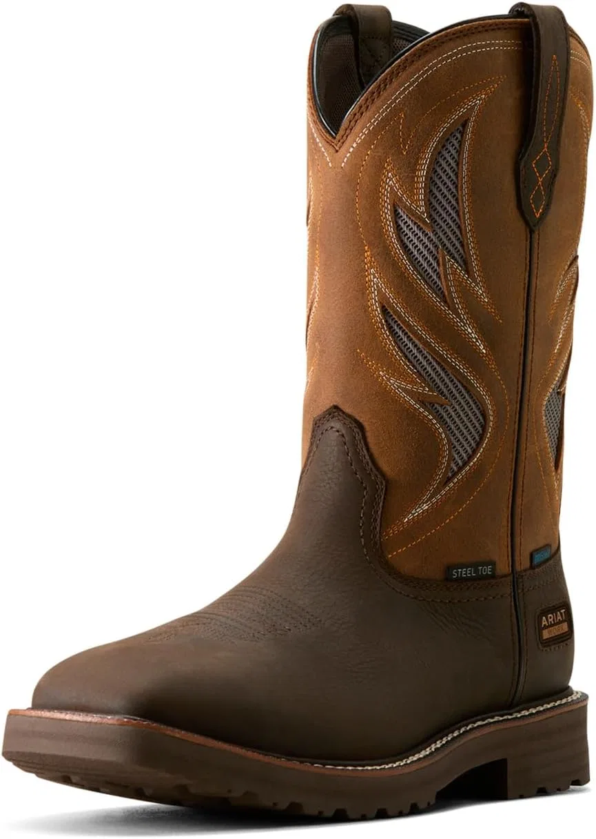 Джинсы прямого кроя Ariat, Темно-коричневый/Плетеный