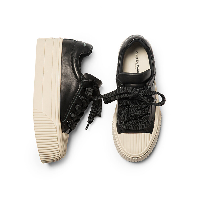 Кеды Coup De Foudre Skateboard Shoes Women's Low-Top, черный — фото 2