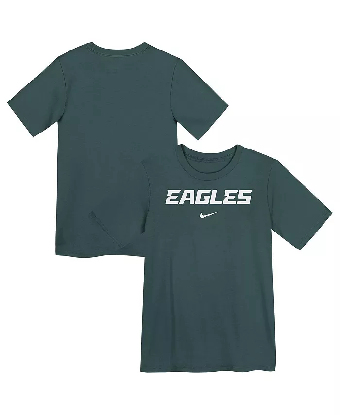 

Футболка с надписью Philadelphia Eagles для дошкольников Midnight Green Nike