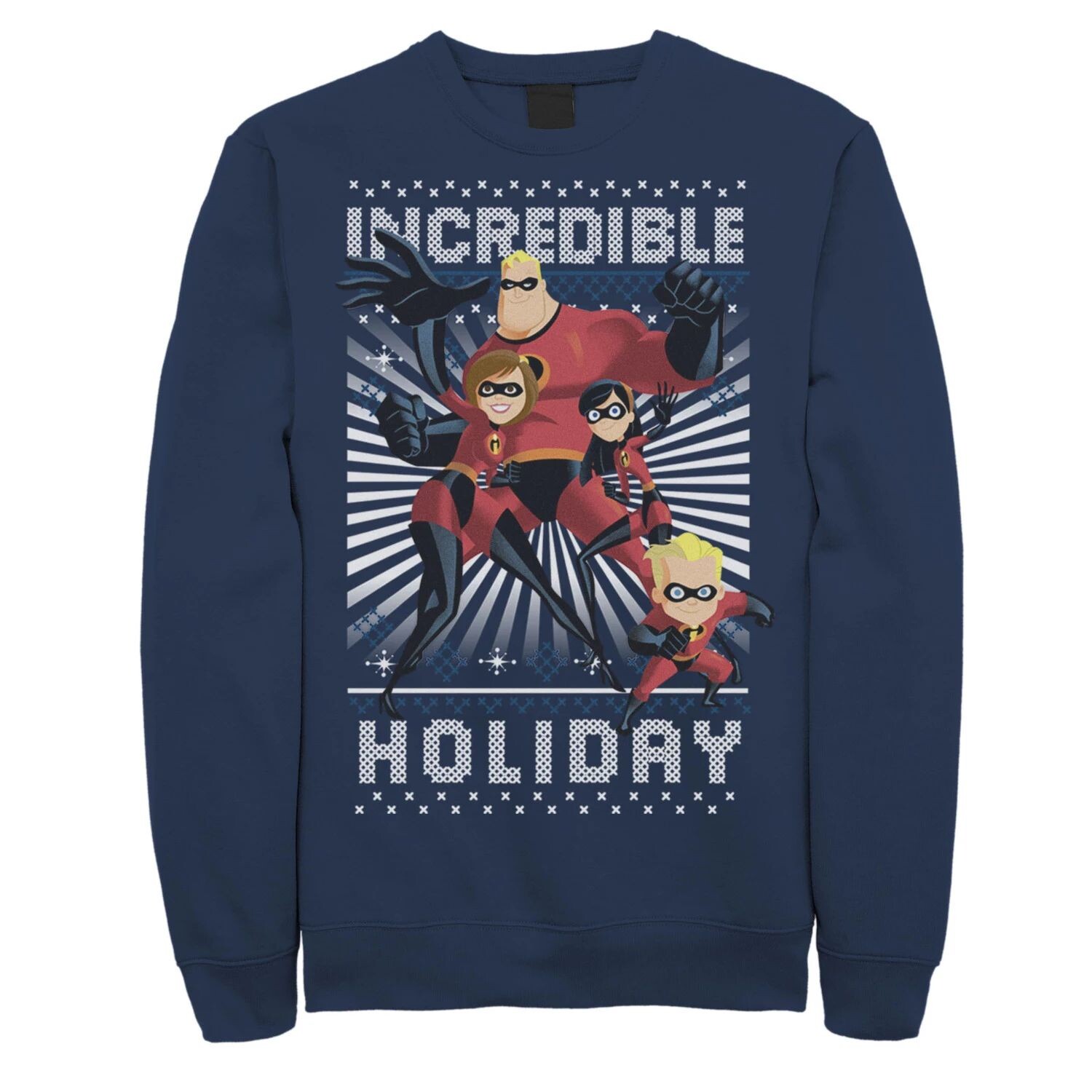 

Мужской свитшот с портретом The Incredibles Holiday Disney / Pixar