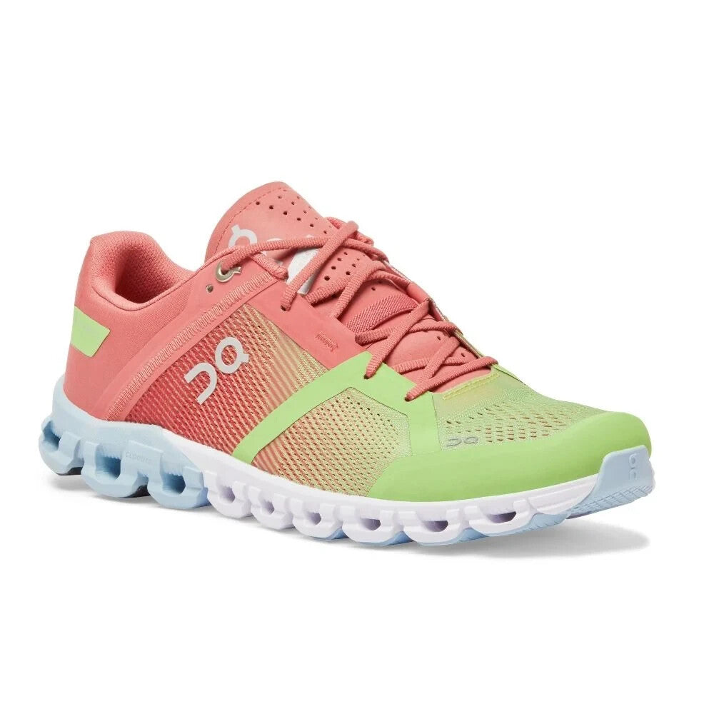 On Cloudflow 25.99779 кроссовки женские US 10 Guava шнуровка беговые ZPO3232, зеленый