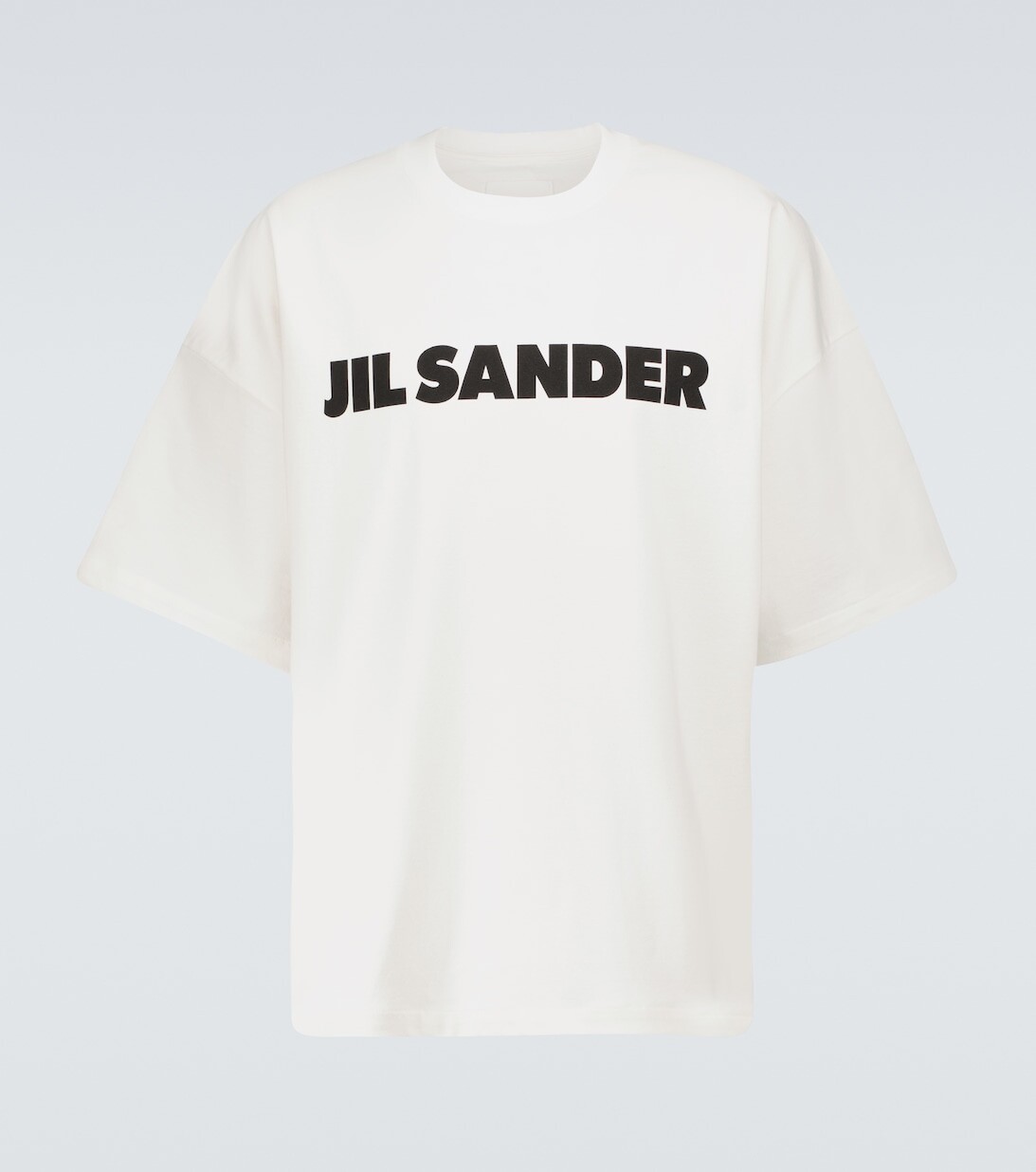 

Хлопковая футболка с короткими рукавами и логотипом Jil Sander, белый