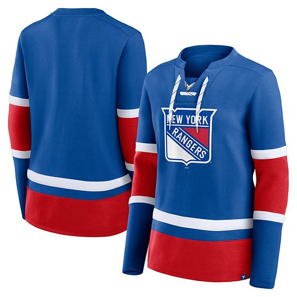 

Женская синяя футболка New York Rangers Prime Time с длинным рукавом Fanatics, Синий, Женская синяя футболка New York Rangers Prime Time с длинным рукавом Fanatics