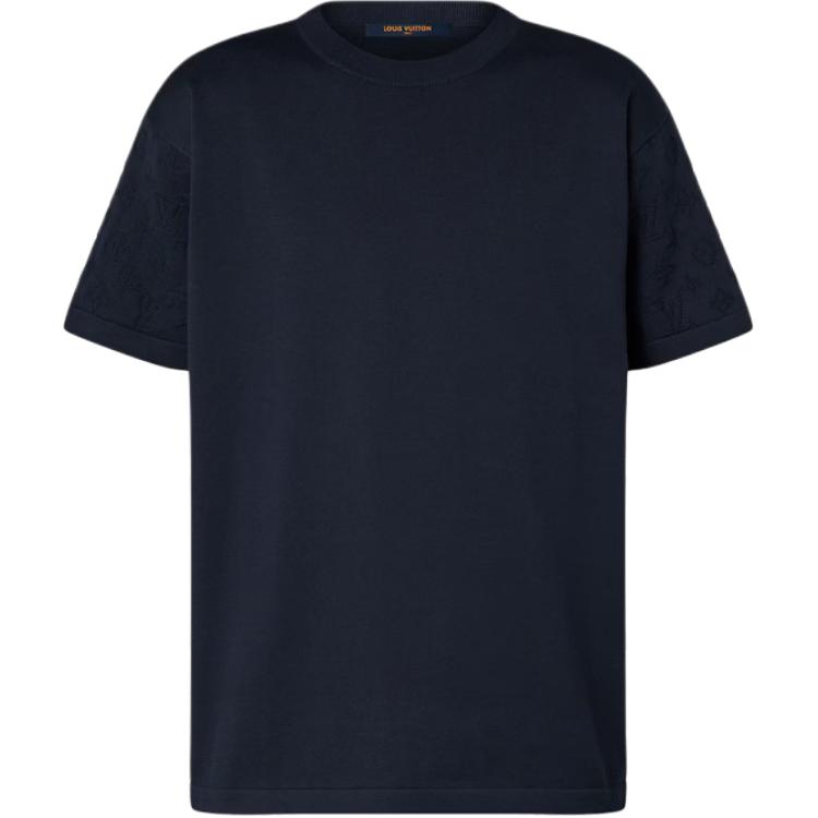 

LOUIS VUITTON Футболка мужская темно-морская синяя, Синий, LOUIS VUITTON Футболка мужская темно-морская синяя