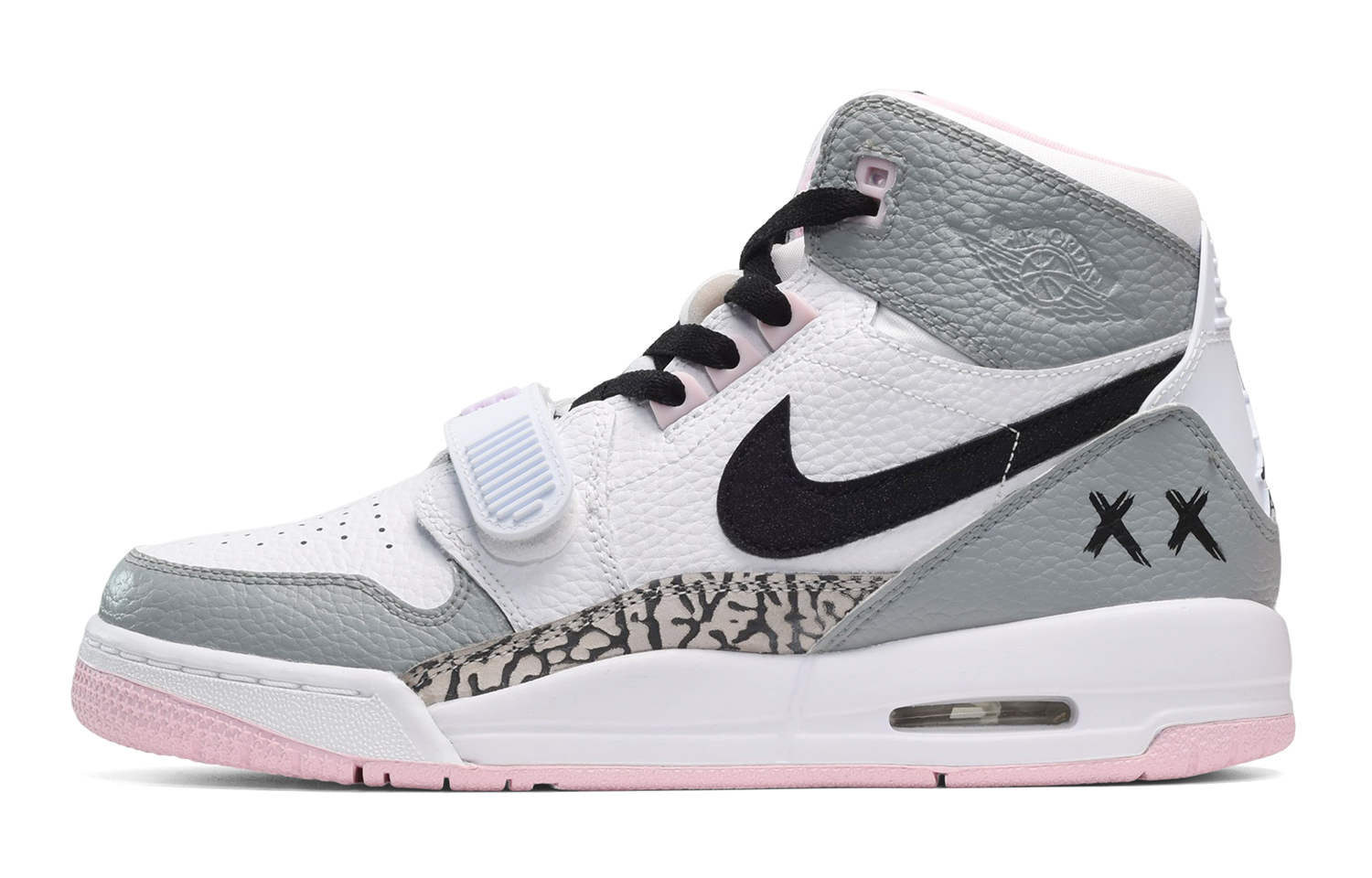 

Кроссовки JORDAN Legacy 312 Vintage Basketball Shoes Women's High-Top Black White Gray