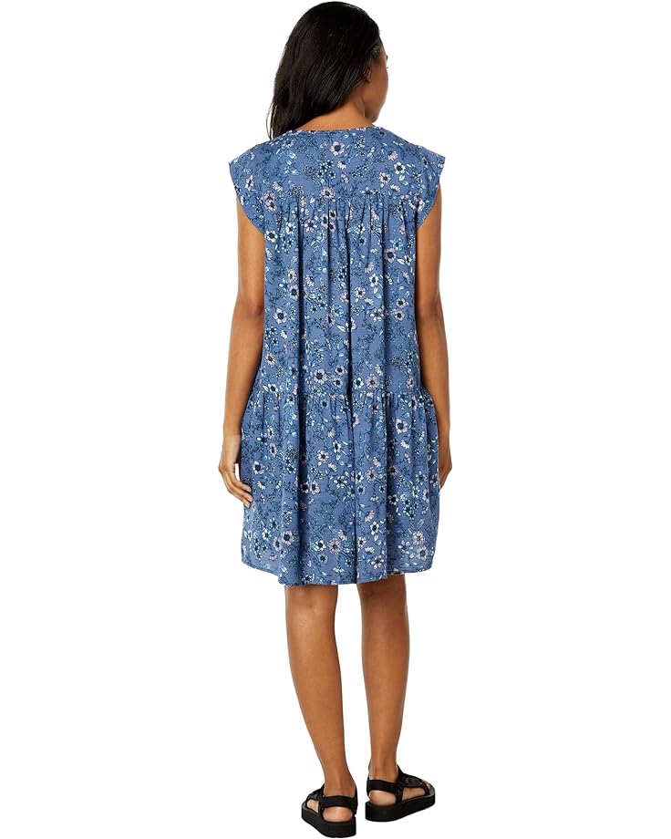 

Платье Lucky Brand Printed Peasant Mini Dress, цвет Indigo Multi