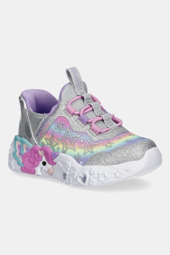 

Детские кроссовки UNICORN CHARMER-LIL STARLITE Skechers, серебряный