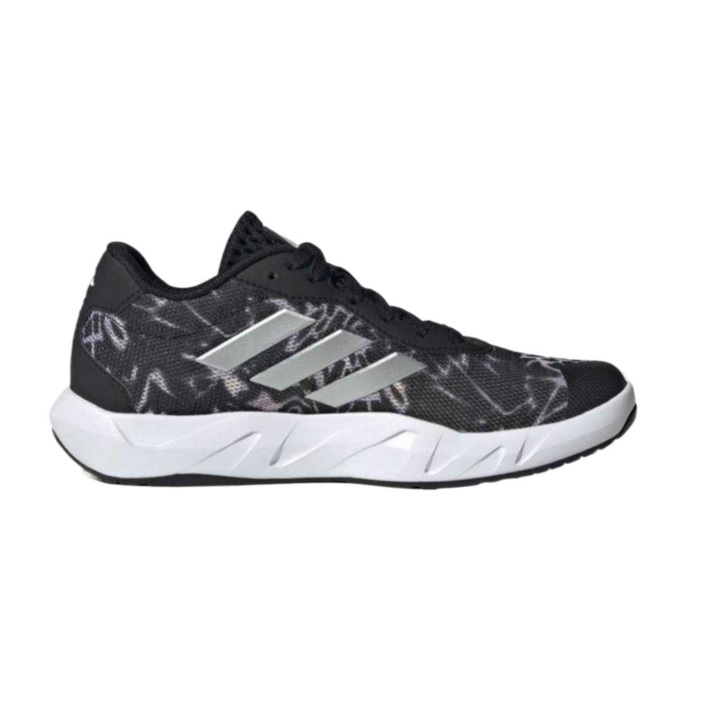 Adidas Amplimove Универсальные Тренеры Core Black Matte Silver Cloud White Женские - Черный/Темно-Серебряный Металлик/Белый, цвет Black/Dark Silver Metal/White — фото 3