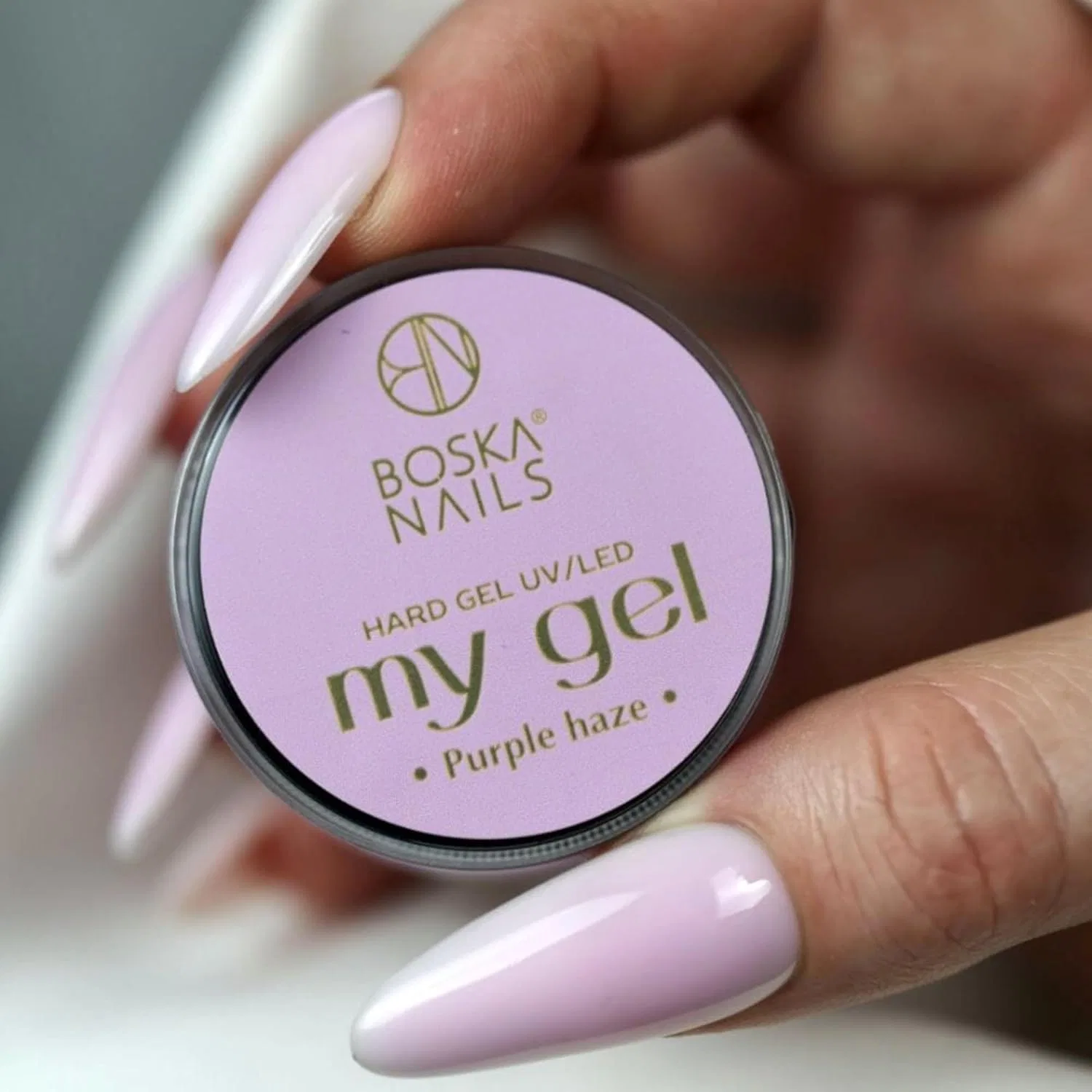 Гель для наращивания ногтей My Gel Purple Haze, 15 мл, фиолетовый Boska Nails, Purple Haze — фото 2