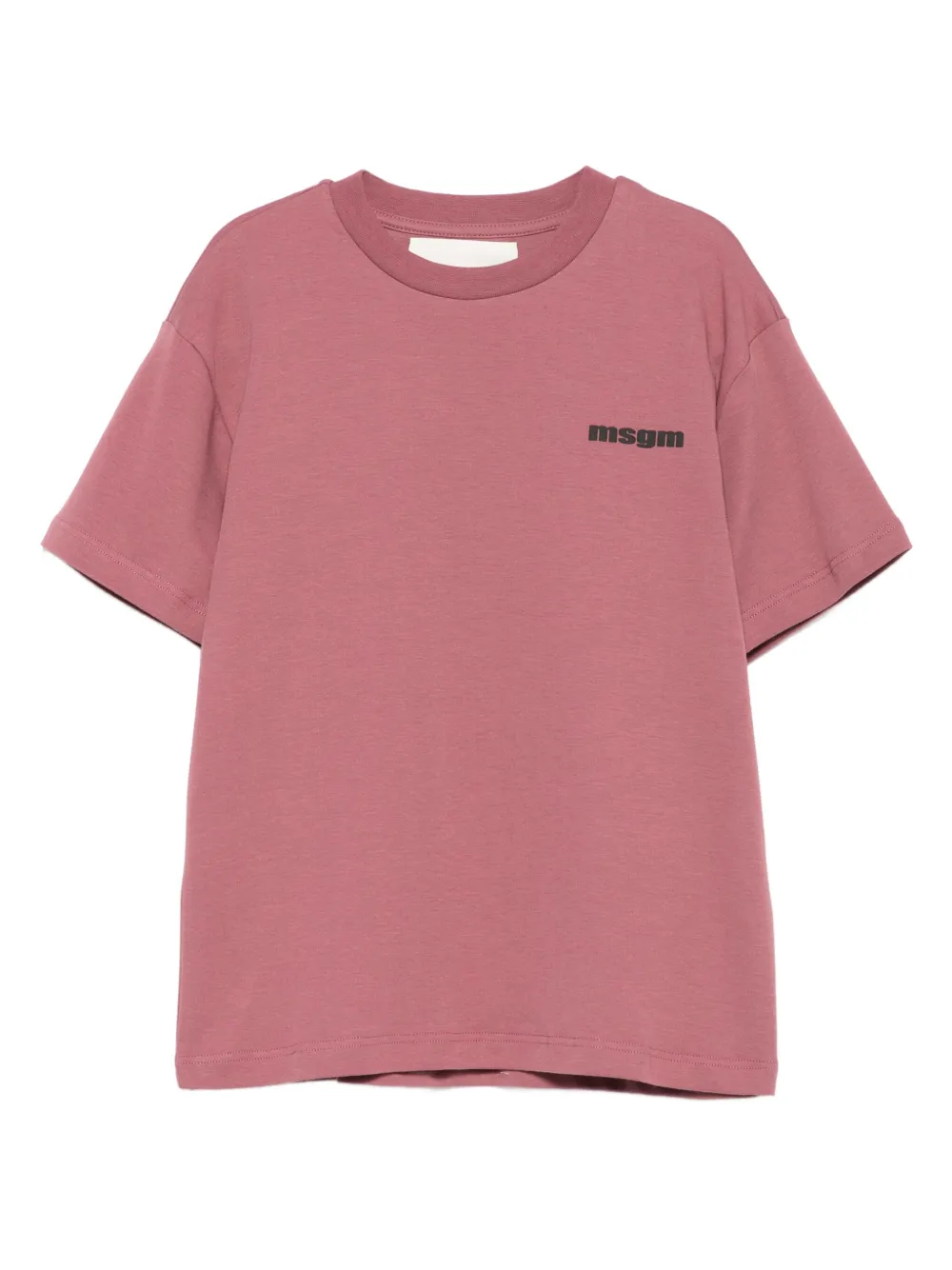 

Хлопковая футболка с логотипом MSGM Kids, красный
