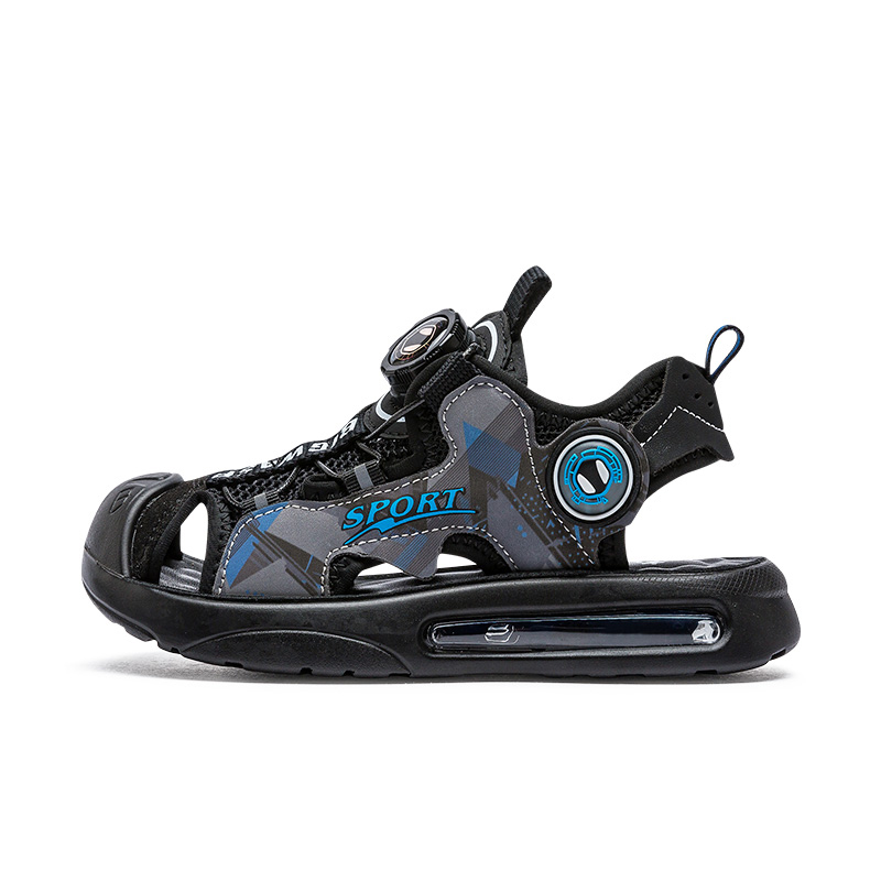 

Детские сандалии для начальной школы BIG WASP, черный/синий