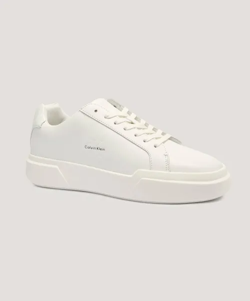 

Кожаные кроссовки Calvin Klein, белый