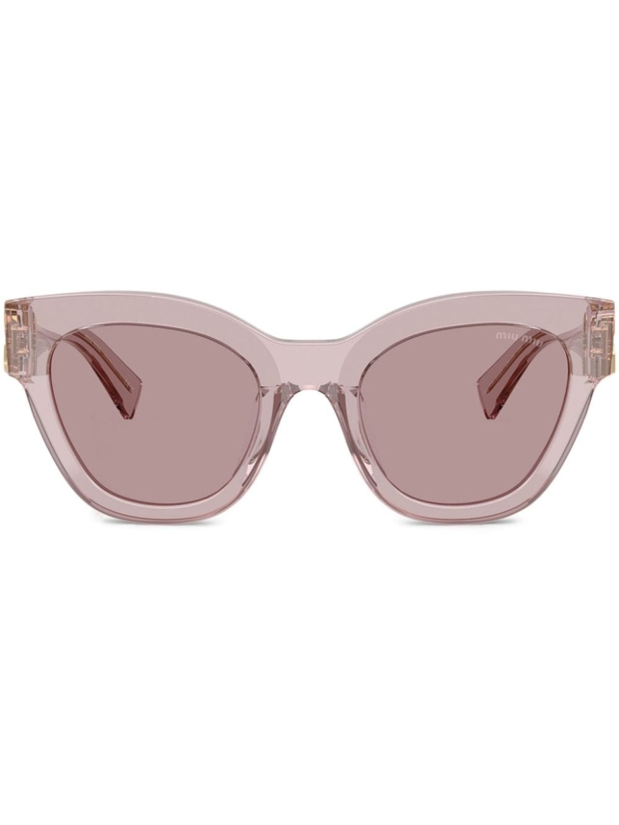 

Солнцезащитные очки в массивной оправе Miu Miu Eyewear, фиолетовый