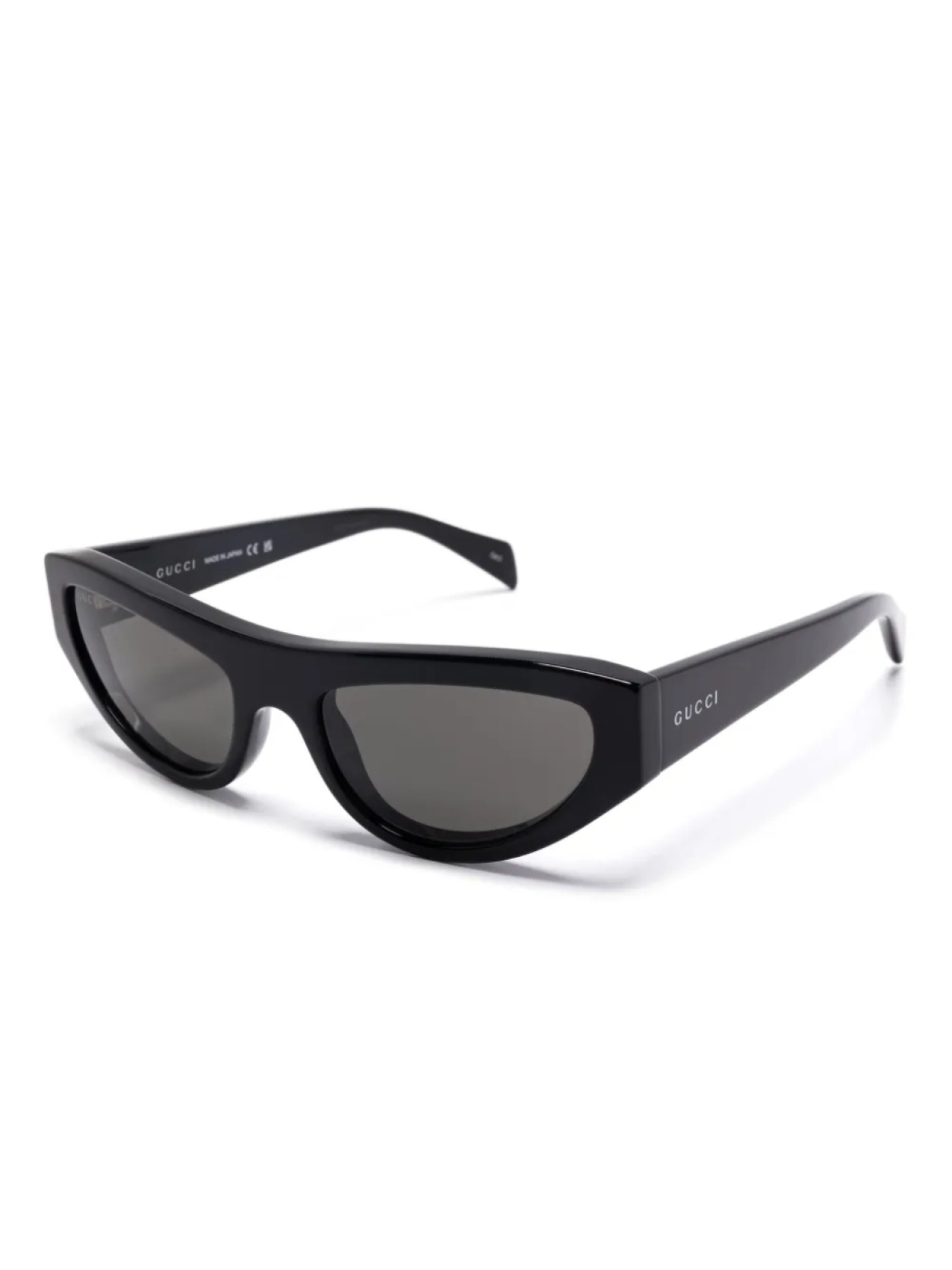 Gucci Eyewear cat-eye солнцезащитные очки, черный — фото 2