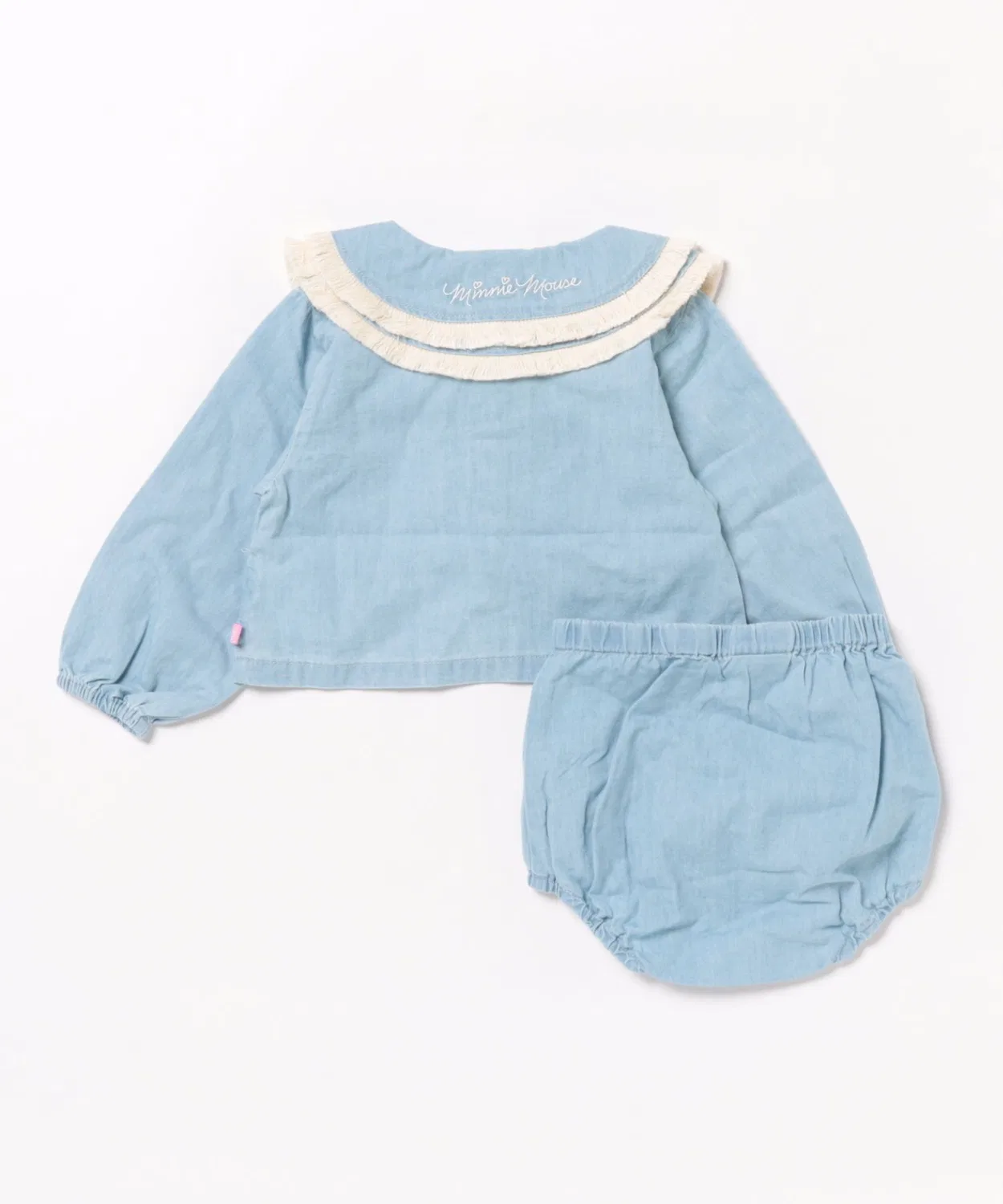 Детский джинсовый комплект BABYDOLL Disney с вышивкой, 2 предмета, 70-80 см, другой цвет — фото 3