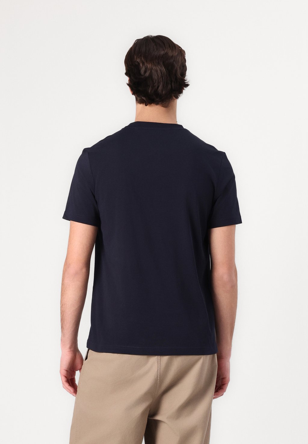 Футболка с принтом STACK TEE UNISEX Tommy Hilfiger, темно-синий — фото 2