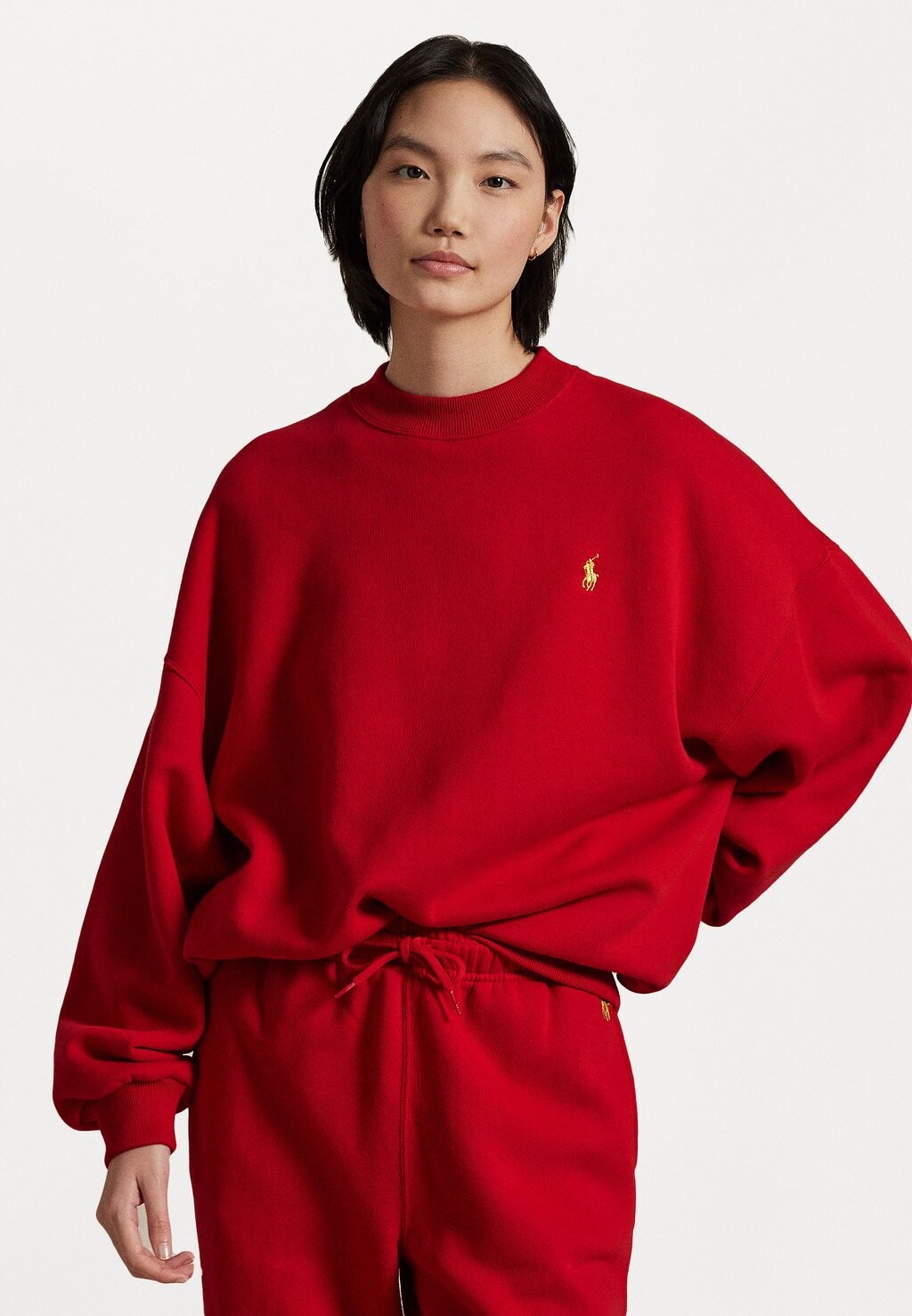 

Толстовка LUNAR NEW YEAR FLEECE HIGH CREWNECK Polo Ralph Lauren, красный