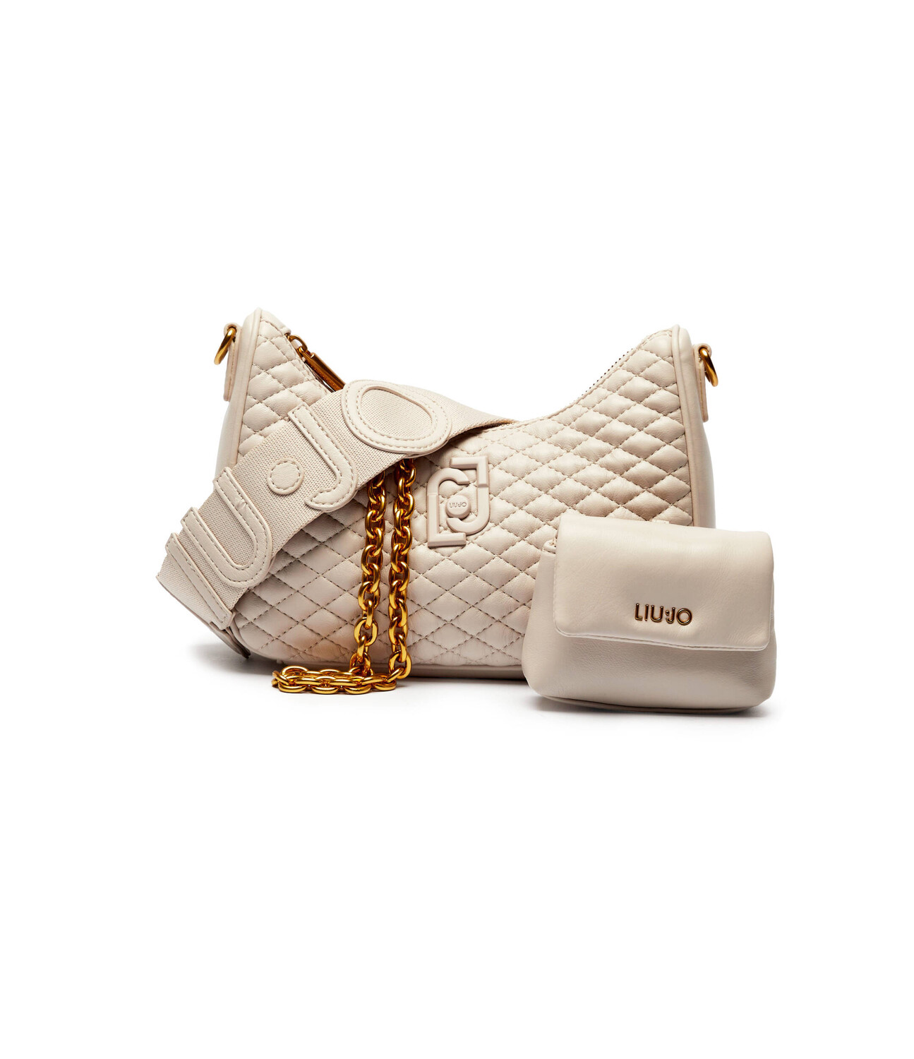 

Сумка-хобо Liu Jo + marsupio, экрю