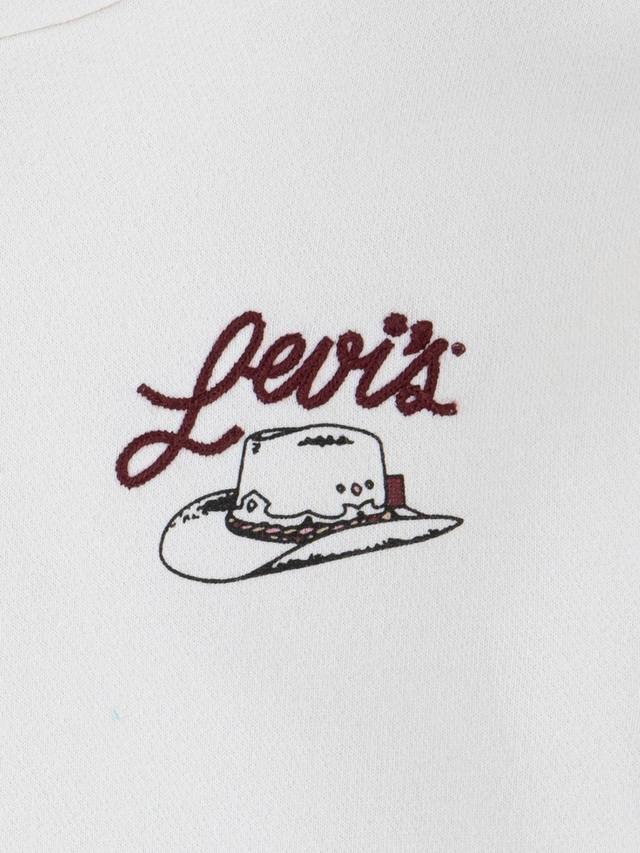 Детская худи в ковбойском стиле из хлопковой смеси Levi's, Gardenia — фото 4