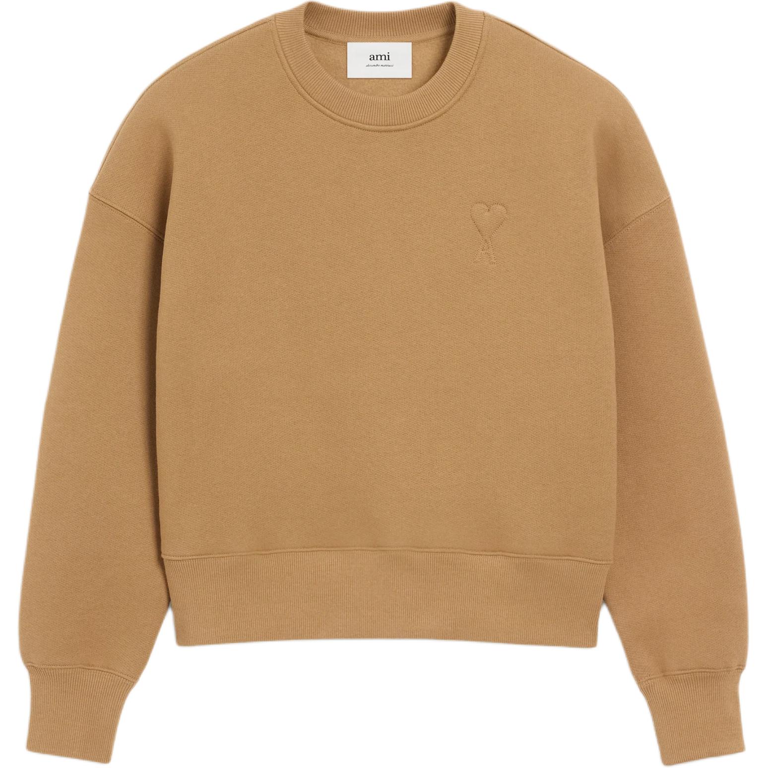 

Хлопковая толстовка Ami de Coeur Amiparis, коричневый