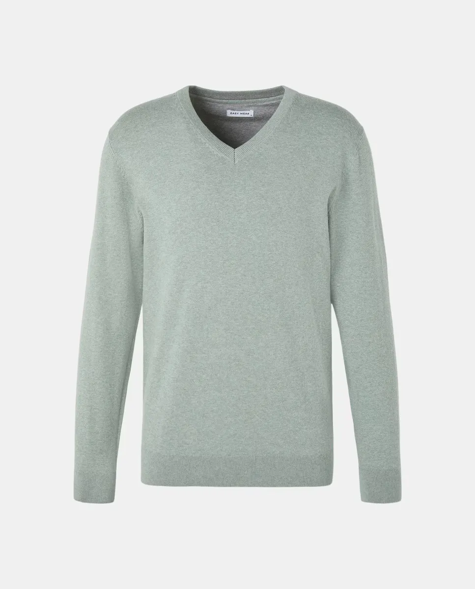 

Однотонный джемпер для мужчин Easy Wear, светло-зеленый