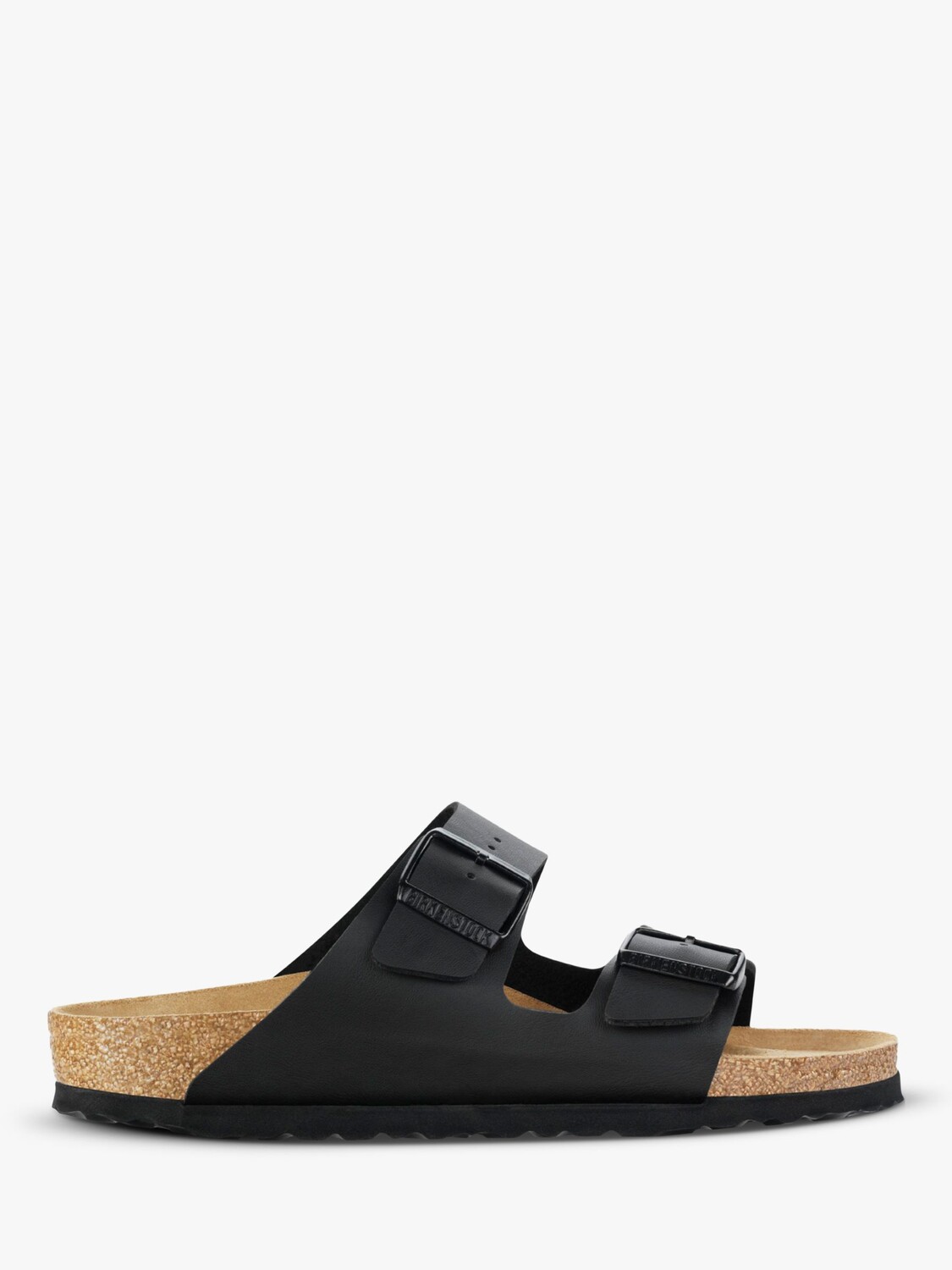 Сандалии Birkenstock Arizona узкого кроя с двумя ремешками Birko Flor, черные