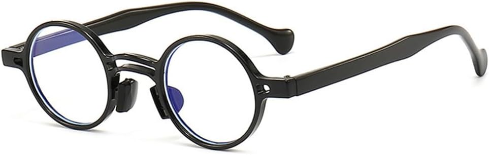 

Ретро маленькие круглые женские солнцезащитные очки с двойной перемычкой, прозрачные линзы, защита от УФ-излучения UV400, мужские панк-солнцезащитные очки LANGSER, Black Clear