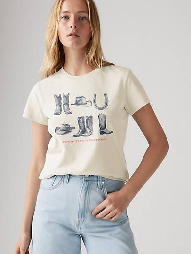 

Идеальная футболка Levi's, цвет Moody Spot The Tab - White
