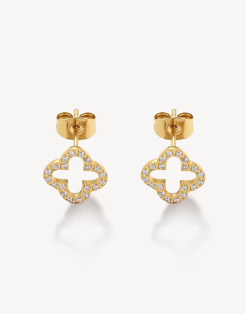 

Серьги-гвоздики D.LOUISE с фианитами в золоте D. Louise