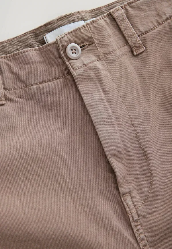 Брюки чинос Next Regular fit authentic washed, розовый — фото 2