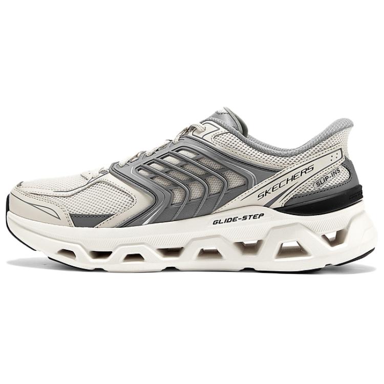 

Skechers Кроссовки мужские износостойкие с низким верхом SPORT MENS, белые, серые