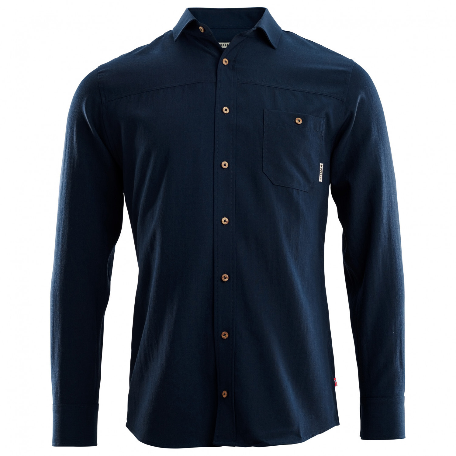 

Рубашка Aclima Woven Wool Shirt, цвет Navy Blazer