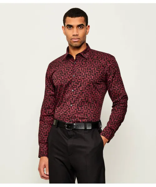 

Рубашка Hermo Slim fit Hugo, красный