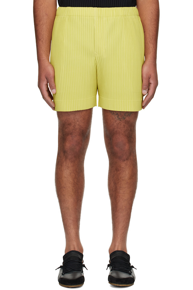 

Homme Plissé Issey Miyake Желтые шорты ежемесячного цвета, июль