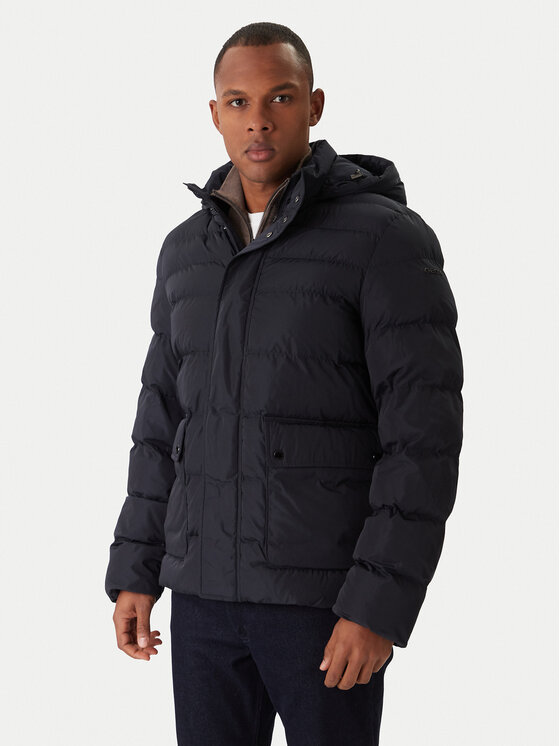 

Зимняя куртка regular fit Leitan M5628C T3266 F1624 Geox, синий