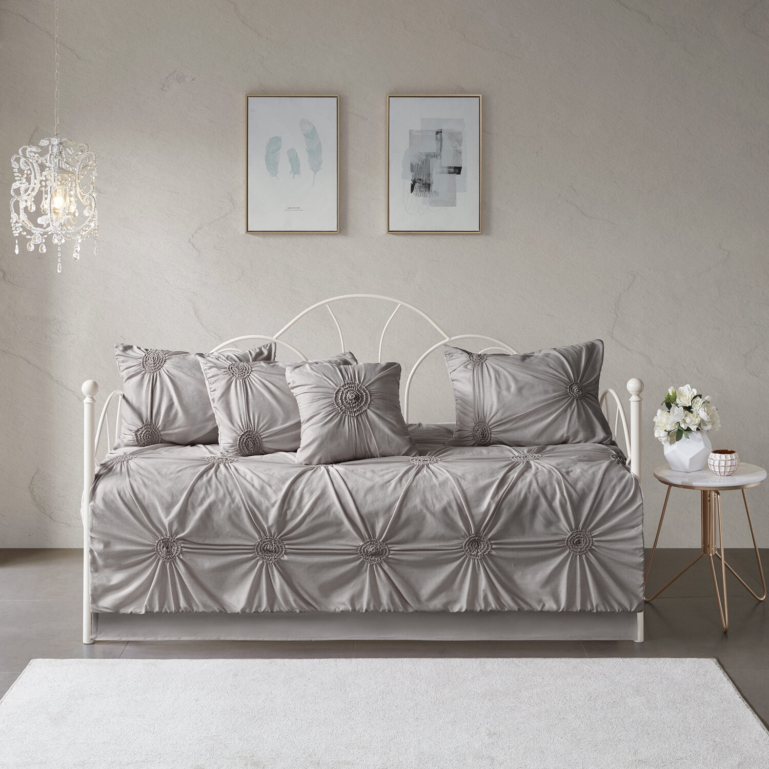

Комплект постельного белья Home Essence Lucita, темно-серый