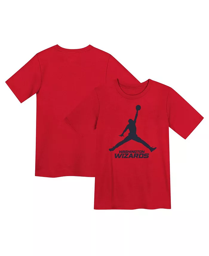 

Футболка Essential Jumpman для дошкольников Washington Wizards, красная Jordan