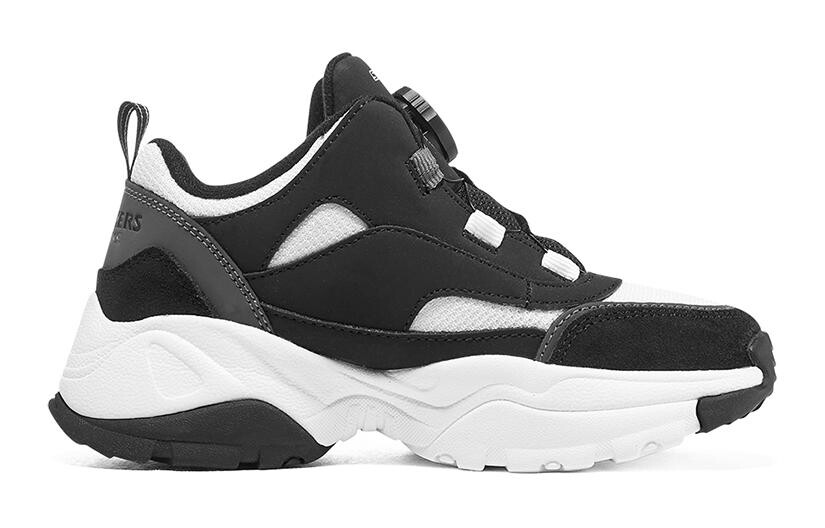 Спортивные детские кроссовки GS Low-top черного/белого цвета Skechers — фото 2