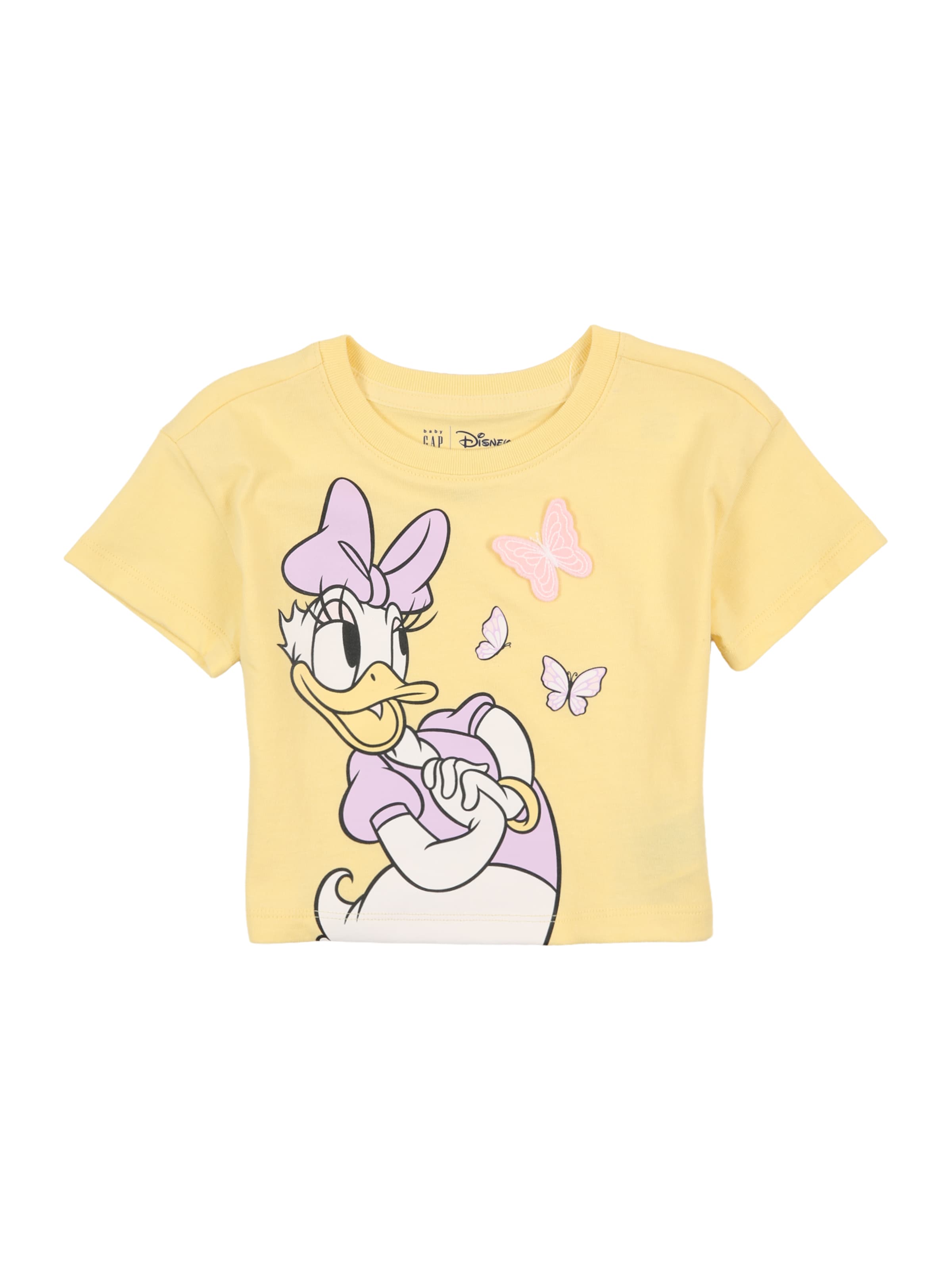 

GAP Футболка 'DIS' в желтом цвете