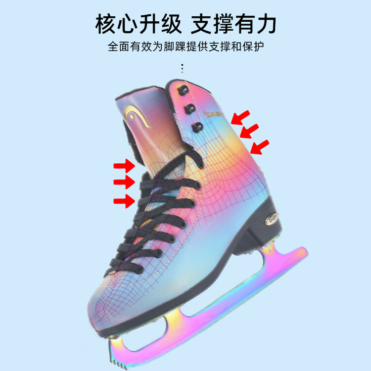 

HEAD Коньки для фигурного катания для начинающих, F600, разноцветные, размер 35