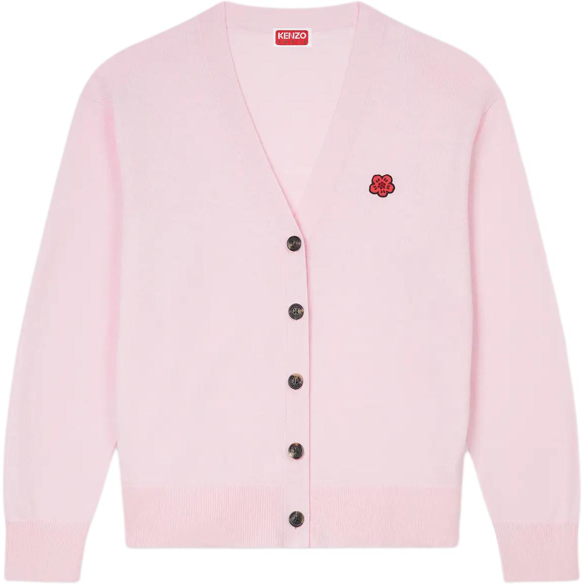

Вышитый кардиган с V-образным вырезом Boke Flower KENZO, розовый