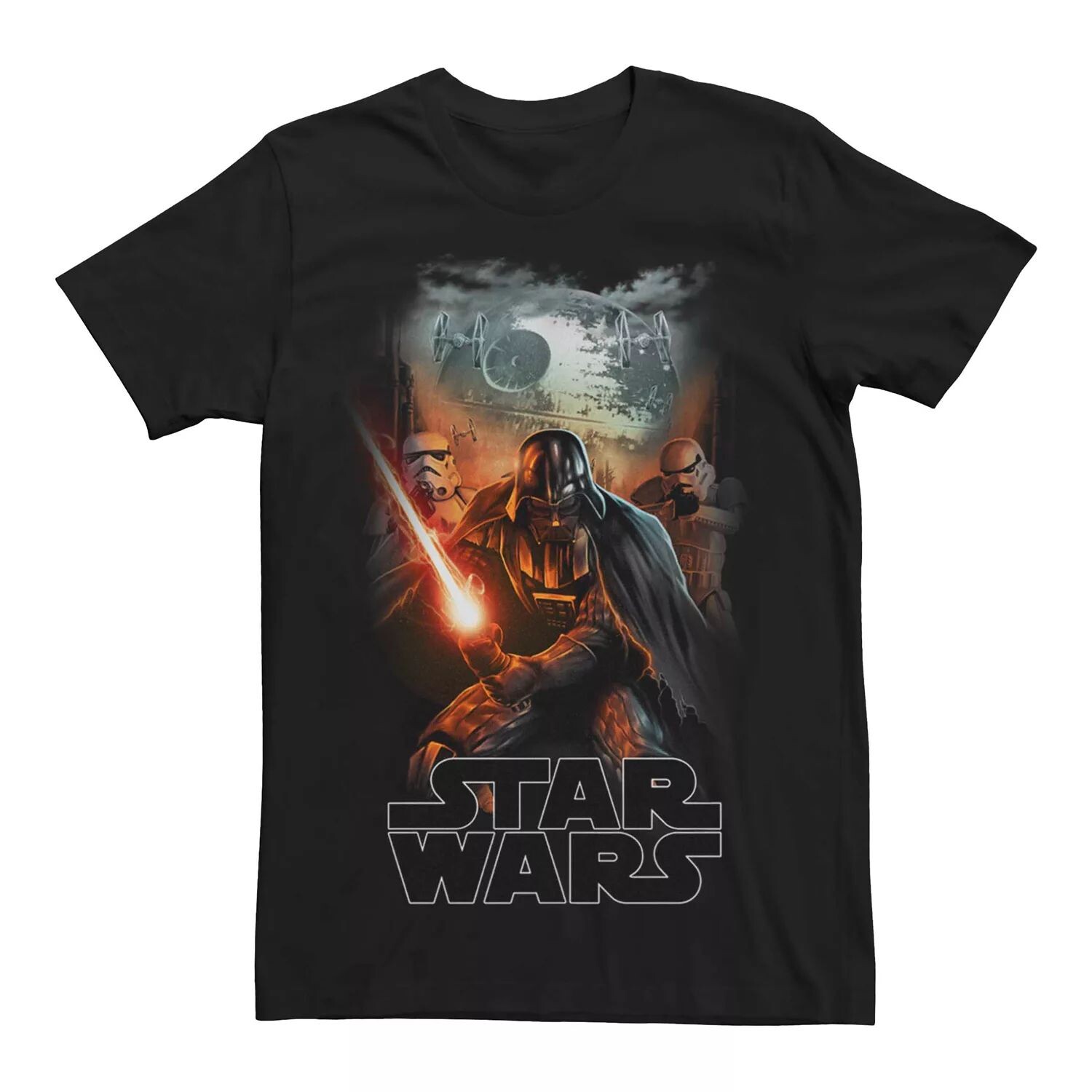 

Мужская футболка с рисунком «Звездные войны» Vader Trooper Darth Portrait Licensed Character, Черный, Мужская футболка с рисунком «Звездные войны» Vader Trooper Darth Portrait Licensed Character