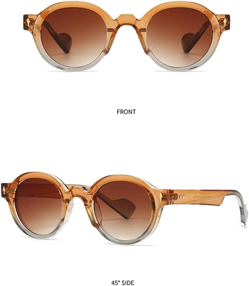 

Солнцезащитные очки с защитой UV400 | Круглые заклепки, градиентный дизайн | Для женщин и мужчин, для занятий спортом на открытом воздухе и путешествий DSVIGF, Green