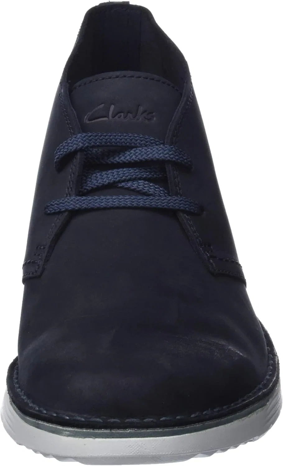 Мужские ботинки Clarks Brahnz Mid Chukka, 3-Navy Nubuck — фото 2